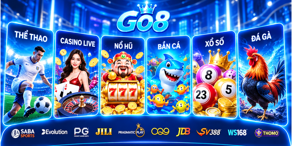 TRANG CHỦ 22 Hệ sinh thái sản phẩm GO8 và các nhà phát hành trò chơi